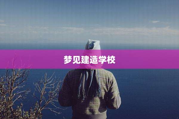 梦见建造学校