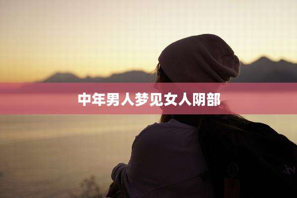 中年男人梦见女人***