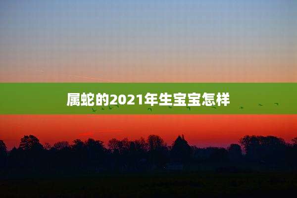 属蛇的2021年生宝宝怎样