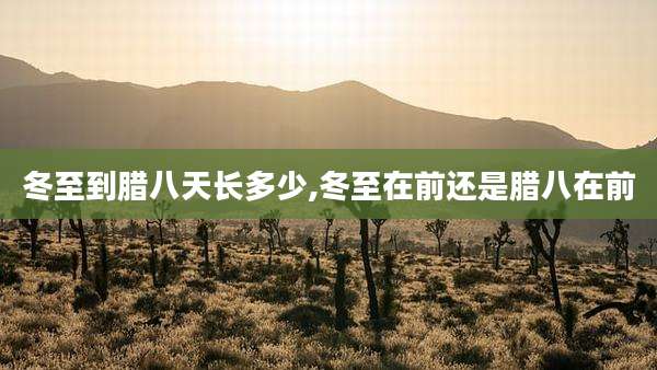 冬至到腊八天长多少,冬至在前还是腊八在前