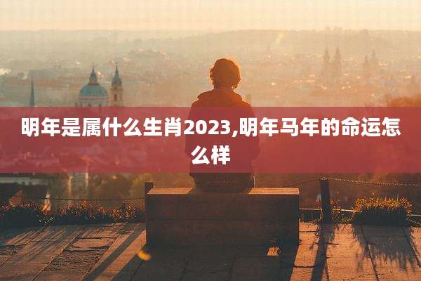 明年是属什么生肖2023,明年马年的命运怎么样