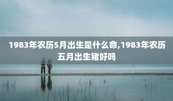 1983年农历5月出生是什么命,1983年农历五月出生猪好吗