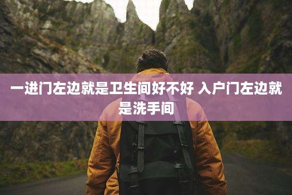 一进门左边就是卫生间好不好 入户门左边就是洗手间