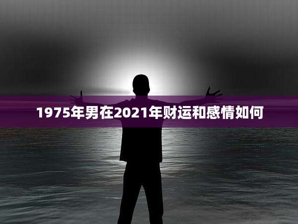 1975年男在2021年财运和感情如何
