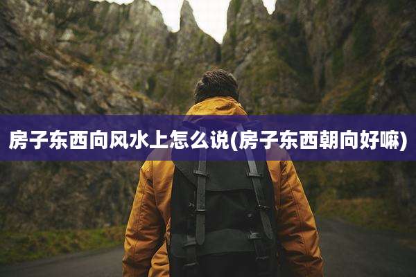 房子东西向风水上怎么说(房子东西朝向好嘛)