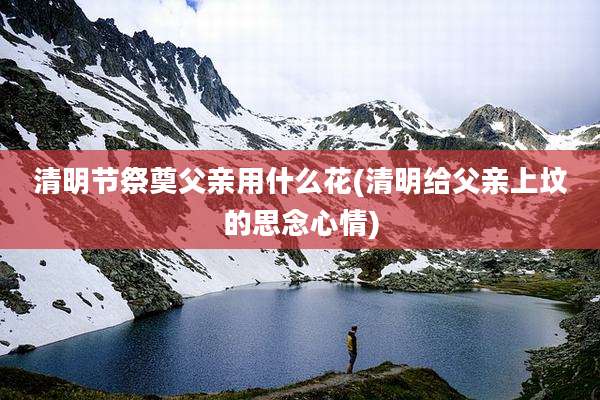 清明节祭奠父亲用什么花(清明给父亲上坟的思念心情)