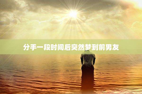 分手一段时间后突然梦到前男友