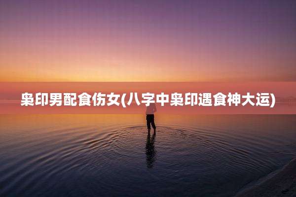 枭印男配食伤女(八字中枭印遇食神大运)