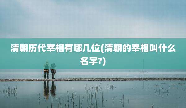 清朝历代宰相有哪几位(清朝的宰相叫什么名字?)
