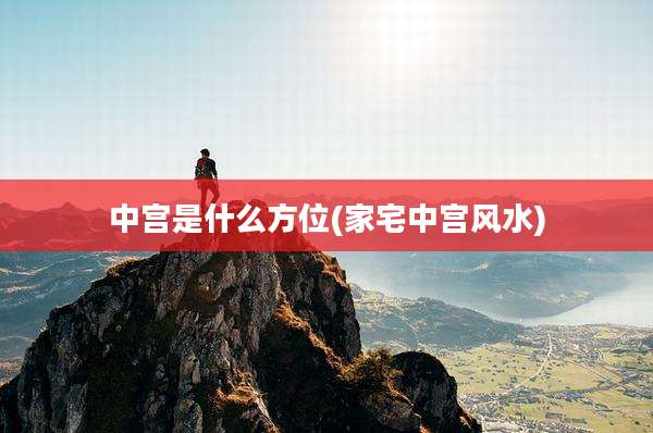 中宫是什么方位(家宅中宫风水)