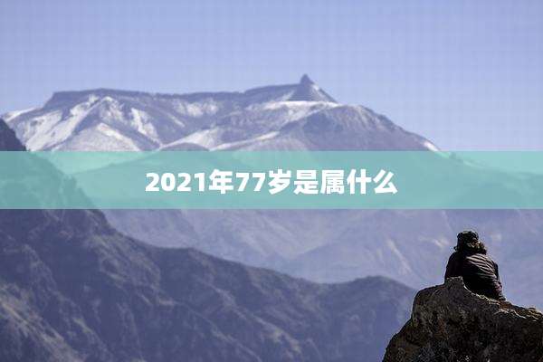 2021年77岁是属什么