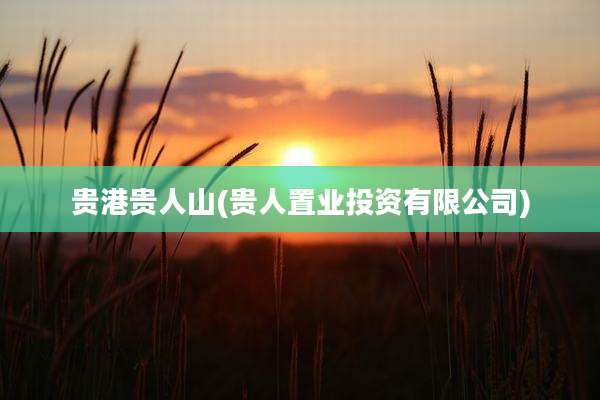 贵港贵人山(贵人置业投资有限公司)