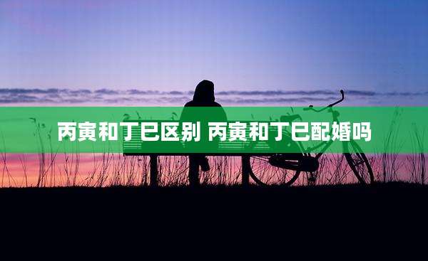 丙寅和丁巳区别 丙寅和丁巳配婚吗