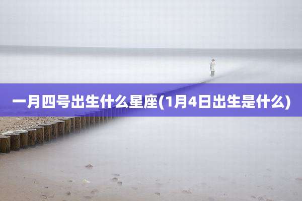 一月四号出生什么星座(1月4日出生是什么)
