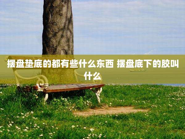 摆盘垫底的都有些什么东西 摆盘底下的胶叫什么