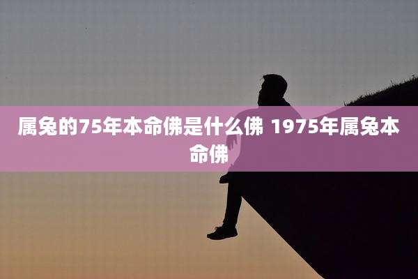 属兔的75年本命佛是什么佛 1975年属兔本命佛