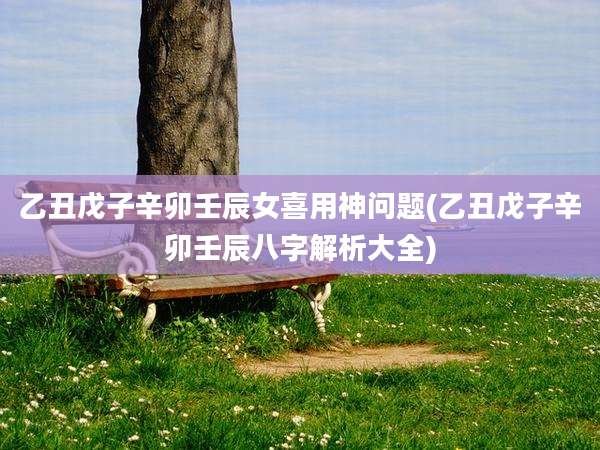 乙丑戊子辛卯壬辰女喜用神问题(乙丑戊子辛卯壬辰八字解析大全)