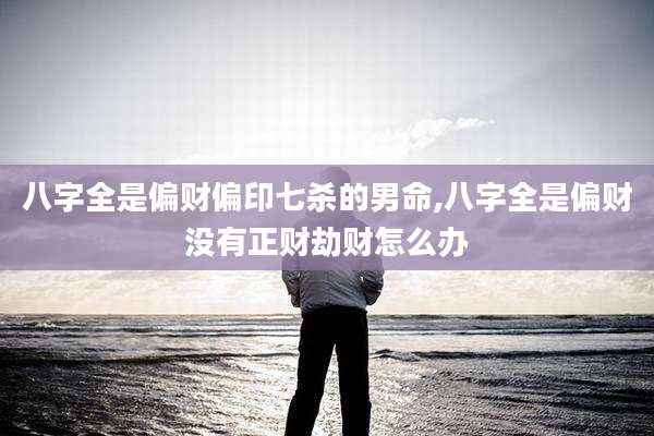八字全是偏财偏印七杀的男命,八字全是偏财没有正财劫财怎么办