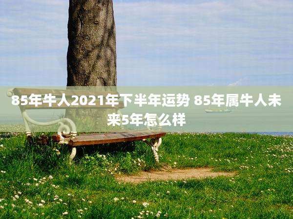 85年牛人2021年下半年运势 85年属牛人未来5年怎么样
