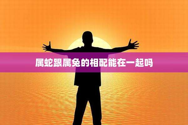 属蛇跟属兔的相配能在一起吗