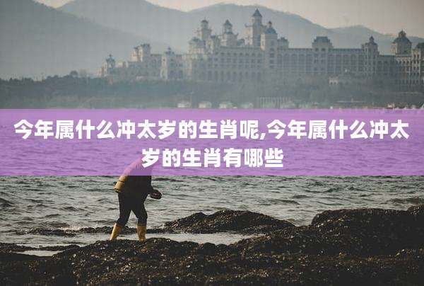 今年属什么冲太岁的生肖呢,今年属什么冲太岁的生肖有哪些