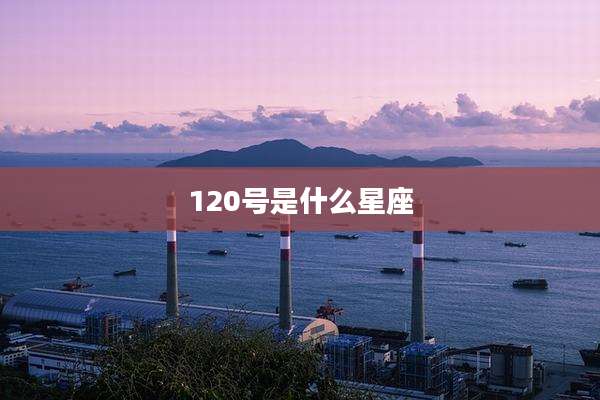 120号是什么星座