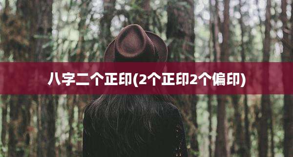 八字二个正印(2个正印2个偏印)