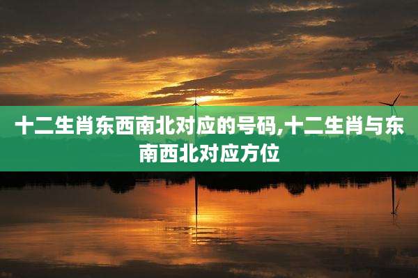 十二生肖东西南北对应的号码,十二生肖与东南西北对应方位