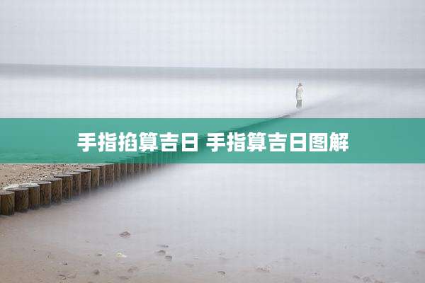 手指掐算吉日 手指算吉日图解