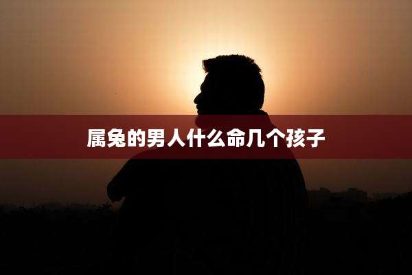 属兔的男人什么命几个孩子
