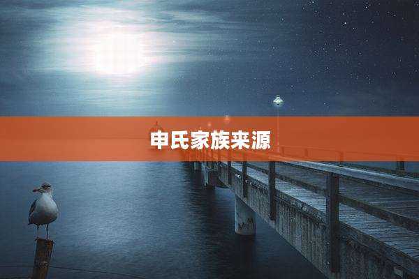 申氏家族来源