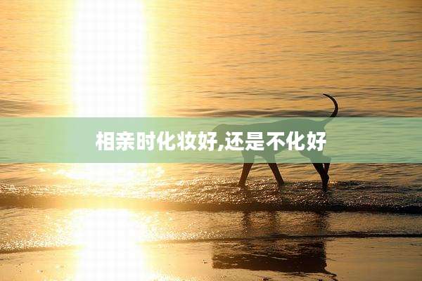 相亲时化妆好,还是不化好