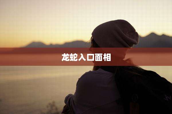 龙蛇入口面相