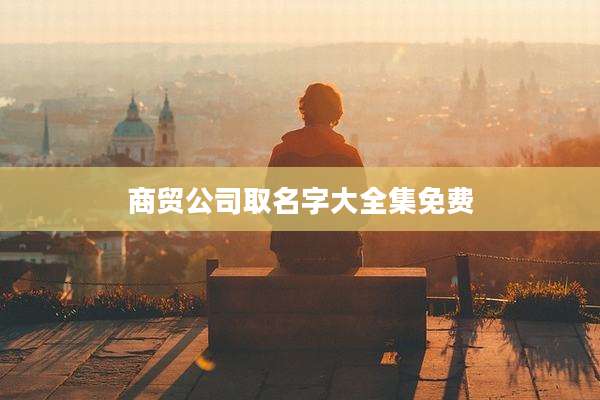 商贸公司取名字大全集免费