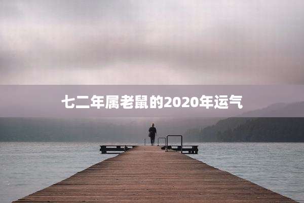 七二年属老鼠的2020年运气