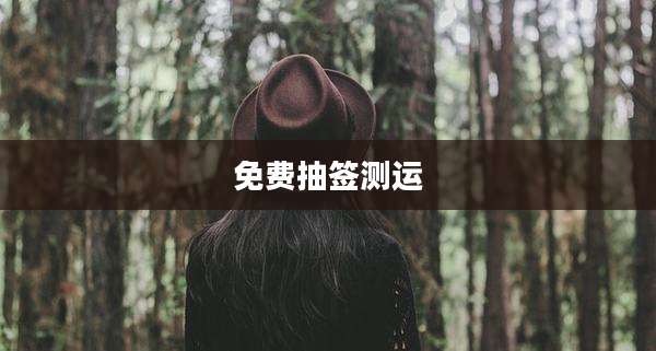 免费抽签测运