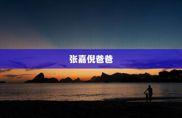张嘉倪爸爸