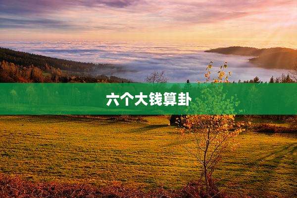 六个大钱算卦