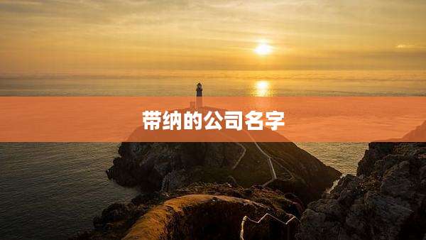 带纳的公司名字