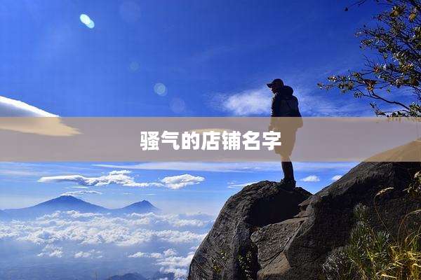 骚气的店铺名字