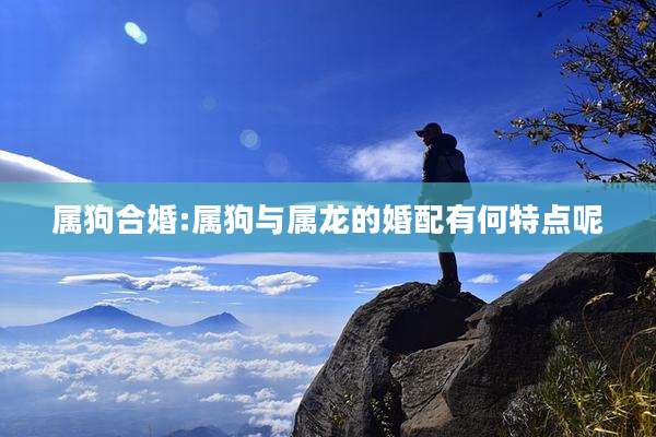 属狗合婚:属狗与属龙的婚配有何特点呢