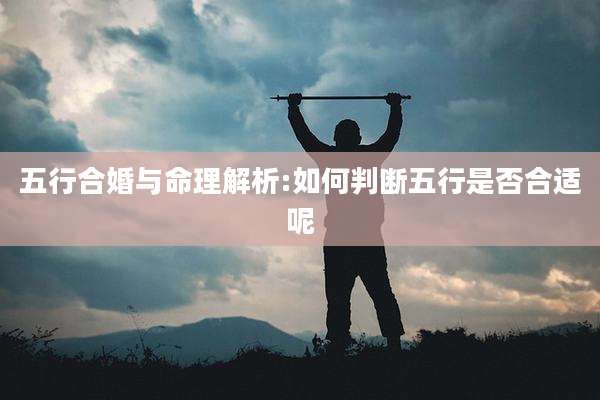 五行合婚与命理解析:如何判断五行是否合适呢