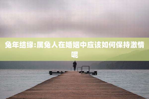 兔年结缘:属兔人在婚姻中应该如何保持激情呢