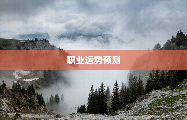 职业运势预测