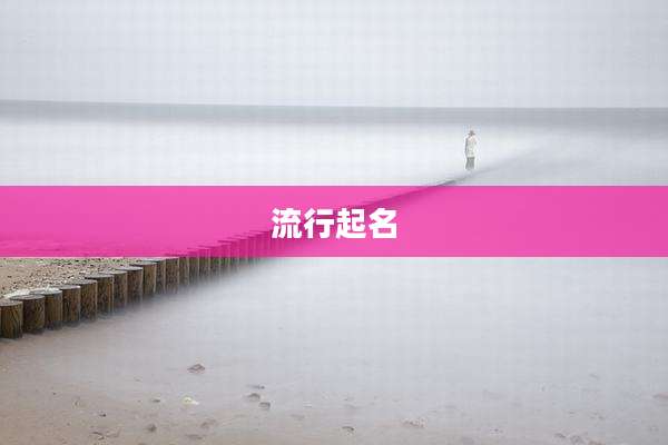 流行起名