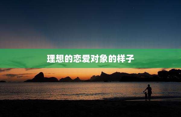 理想的恋爱对象的样子