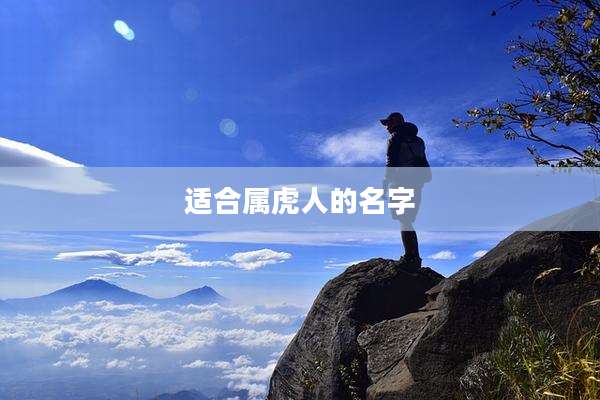 适合属虎人的名字