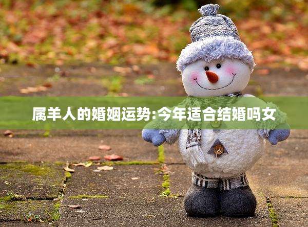 属羊人的婚姻运势:今年适合结婚吗女