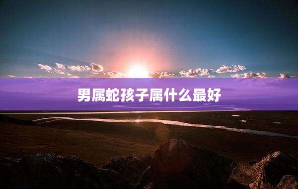 男属蛇孩子属什么最好