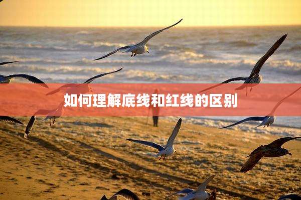 如何理解底线和红线的区别